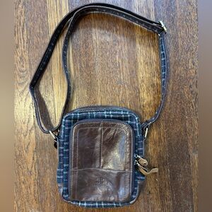 Brown Leather Irish Vintage Shoulder Bag